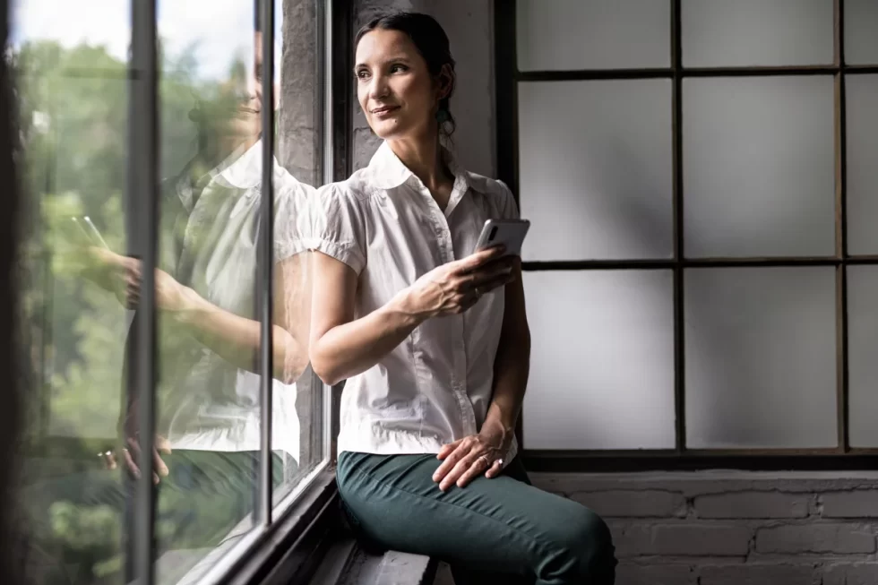 Barbara business fotózás stúdióban