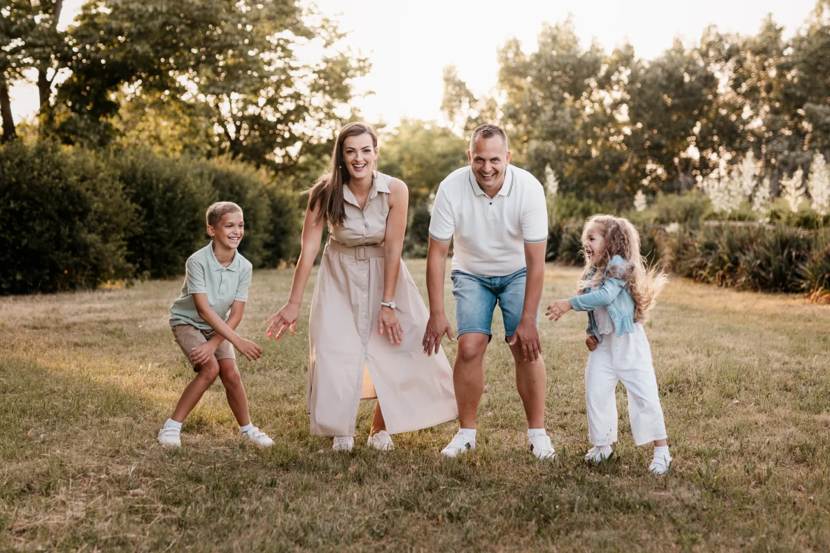 szabadtéri családi fotózás Kecskeméten