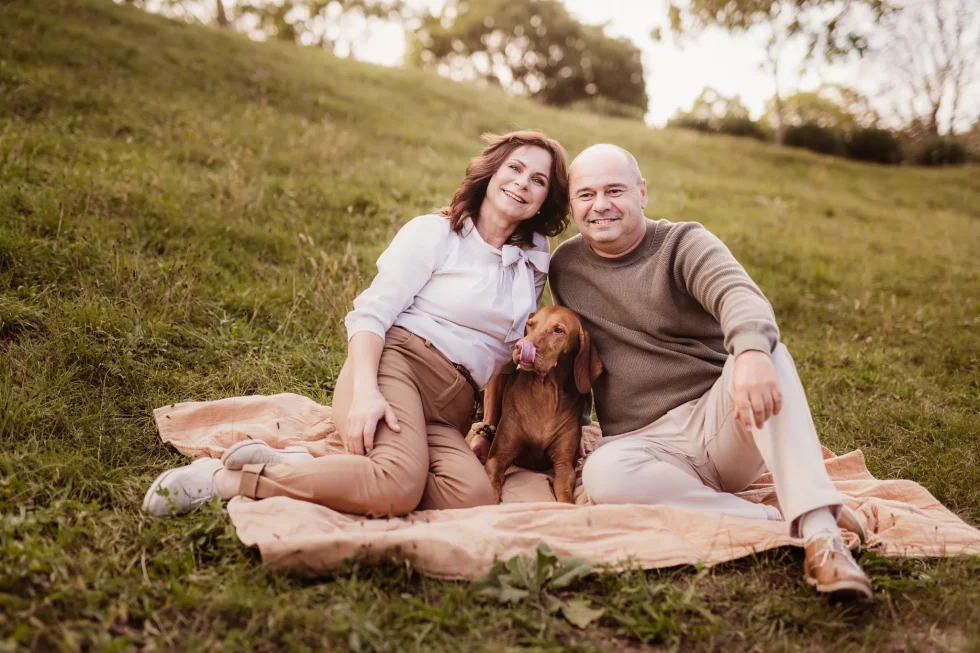 családfotózás kutyával Kecskemét