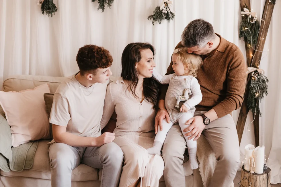 karácsonyi családi hangulatfotózás Kecskeméten