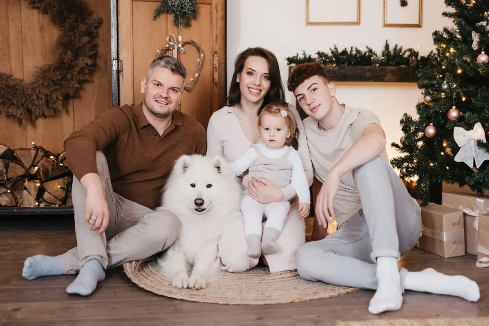 karácsonyi családfotózás Kecskemét